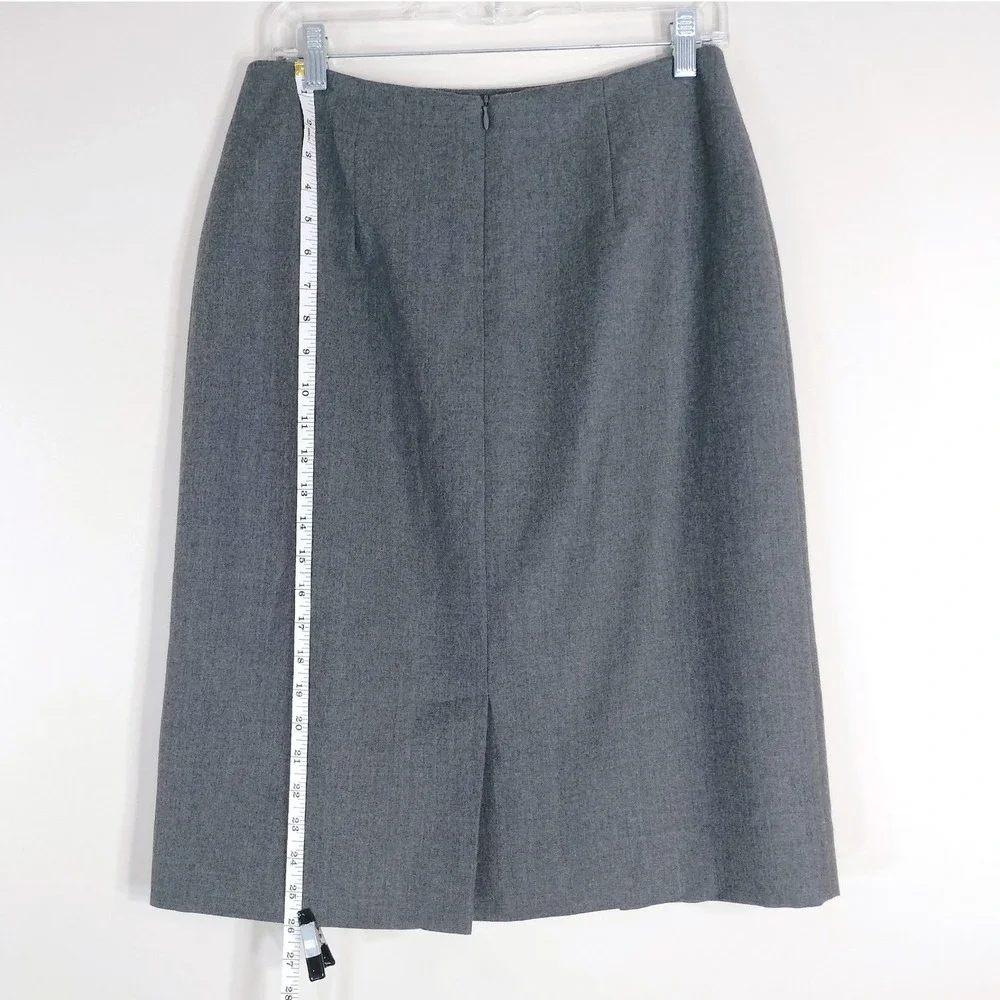 J'Envie Vintage Pencil Skirt; Lined Wool Blend Professional Career Knee Length